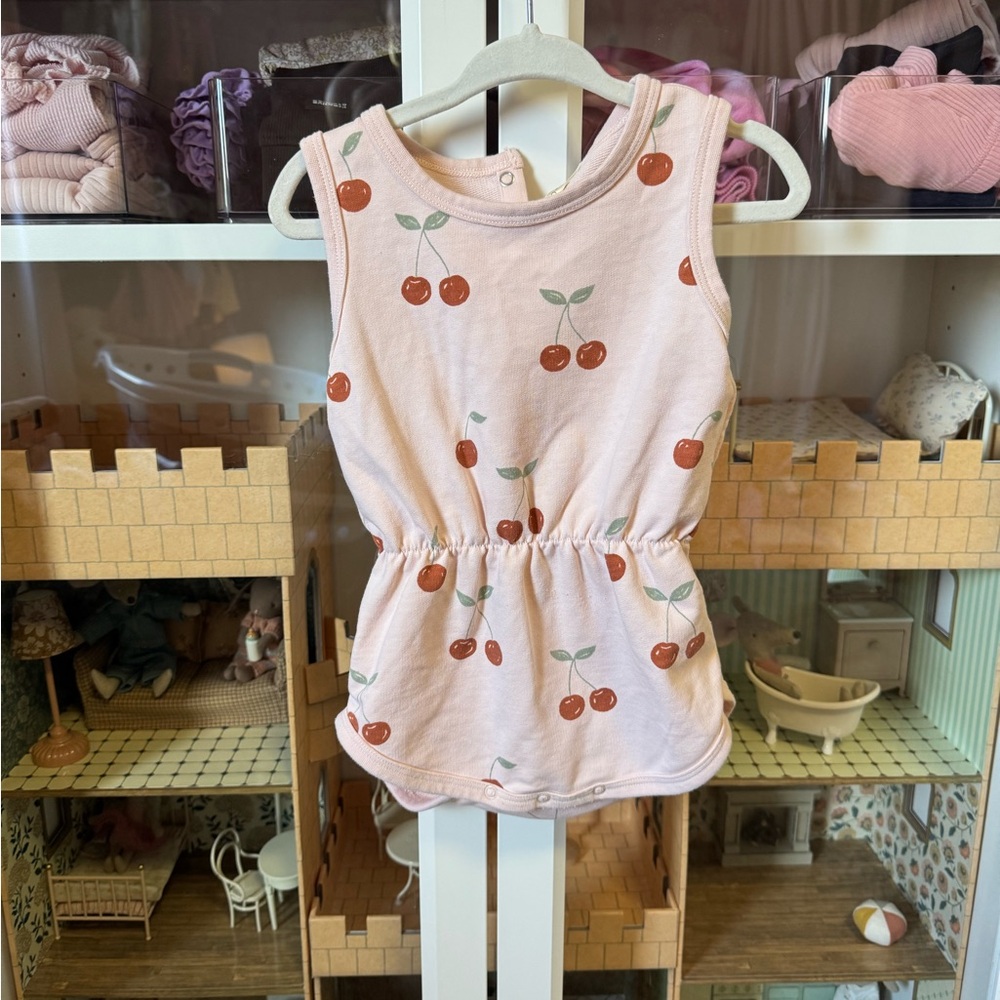 Rylee + Cru Cherry Romper